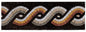 Colorful String Mosaic Border: 6" x 40" Wall Tiles