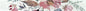 8″ Watercolor Hibiscus Flowers in Pink and White Border Mosaic, Customization available