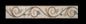6″ Neutral Swirl Border Mosaic – Handmade Marble Tile Trim, Subtle Backsplash Accent, Customization Available