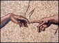 Creation of Adam Mosaic Mural: Handmade Italian Art Tiles