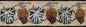 Handmade Marble Mosaic Tile Border: Grapes & Leaves Vine, Rustic Backsplash Accent