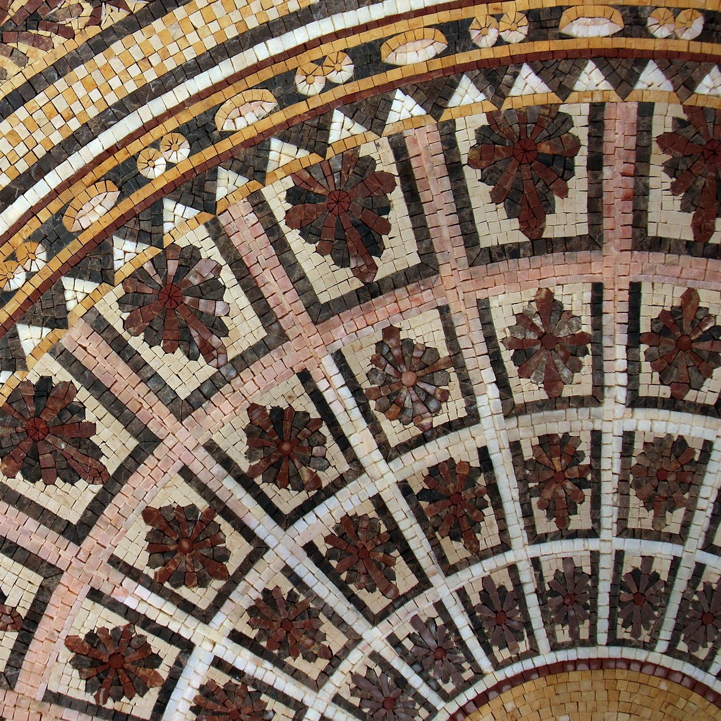 Handmade Marble Mosaic Tile: Renaissance Style, 48" Stone Art