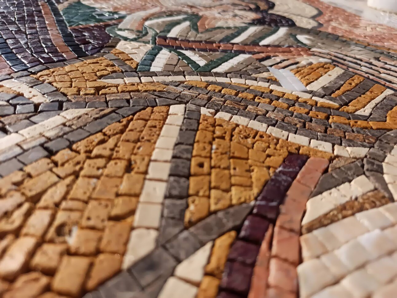 Handmade Angel Mosaic Tile Art: Religious Wall Decor (32” x 24”)