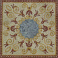 Floral Marble Mosaic Tile: 32" Medallion for Floor or Wall