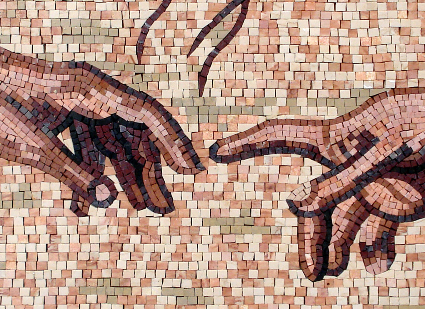 Creation of Adam Mosaic Mural: Handmade Italian Art Tiles