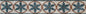 Floral Mosaic Border: 8" Circle Marble Tile Art