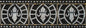 Art Deco Marble Mosaic Border: Black & White Tile Trim, Handmade Backsplash Accent