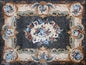 HOME DECORATION RUG | Floral Mosaic Modern Area Masterpiece Rug | Natural Stone Attractive Art Handmade Carpet | Housewarming Gift