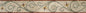 Yellow Flower Vine Mosaic Border: Handmade Marble Tile Trim, Botanical Wall Accent