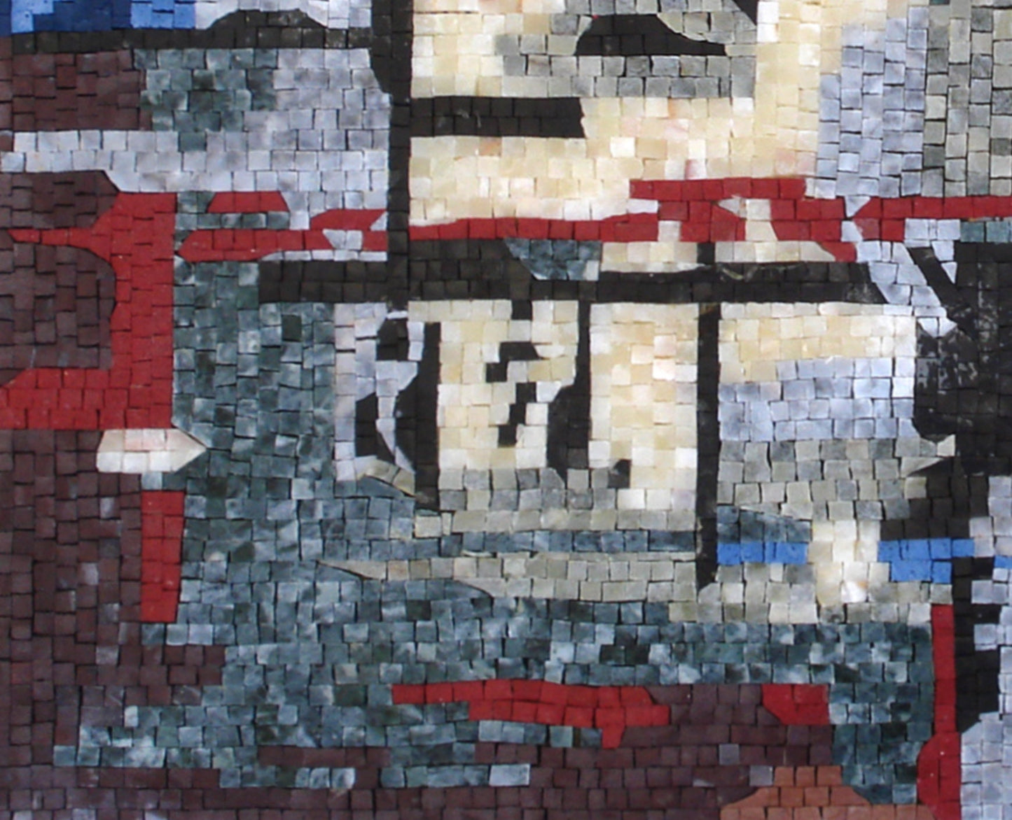 Handmade Abstract  Marble Mosaic Wall Art Mural Tile Décor