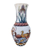 Handmade Duck Art Mosaic Vase: Marble Stone Home Decor