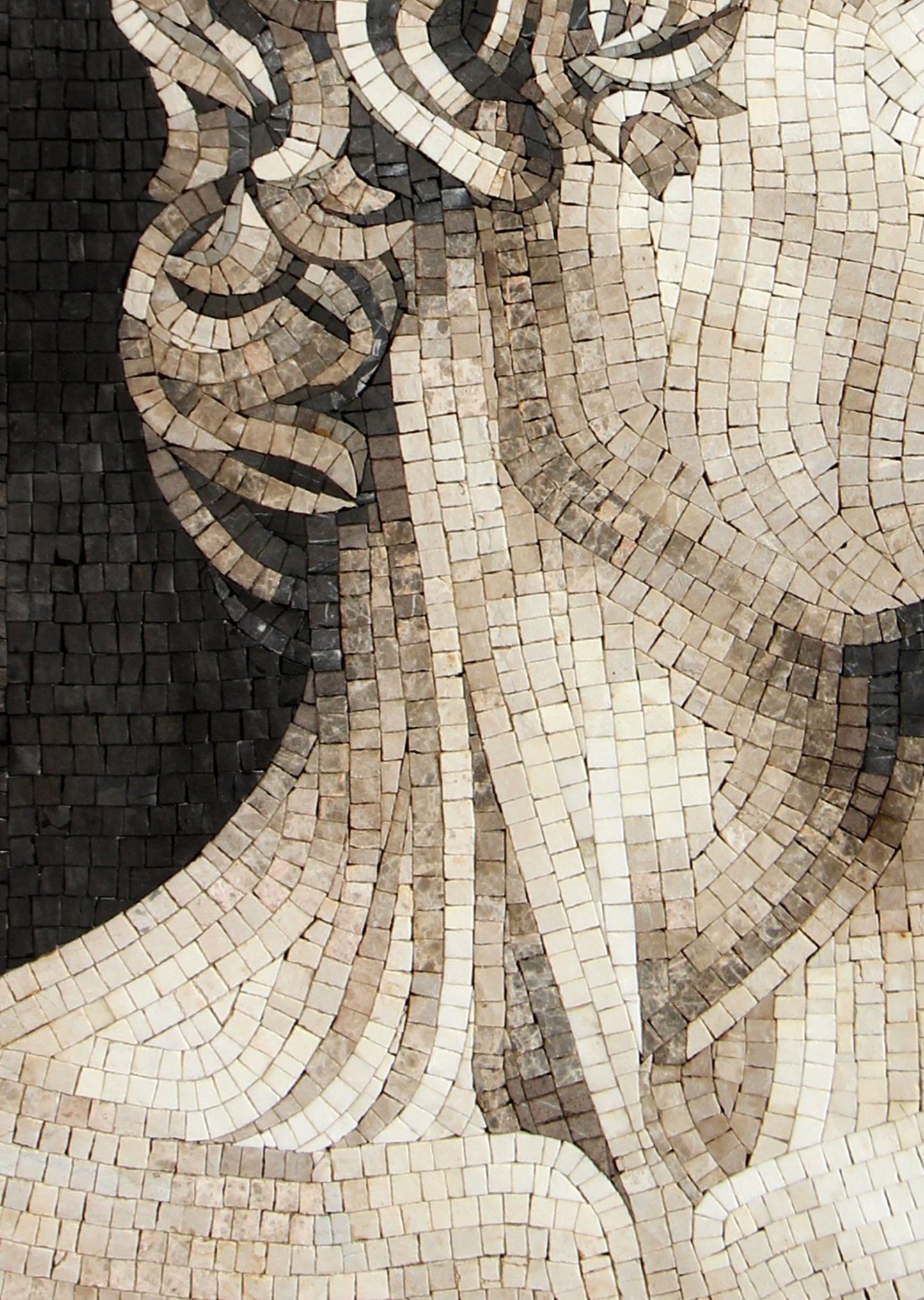 David Mosaic Mural: Michelangelo Art Reproduction, Italian Marble Tile