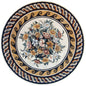 Handmade Floral Medalion Marble Mosaic Inlay Art Stone Tile Decor