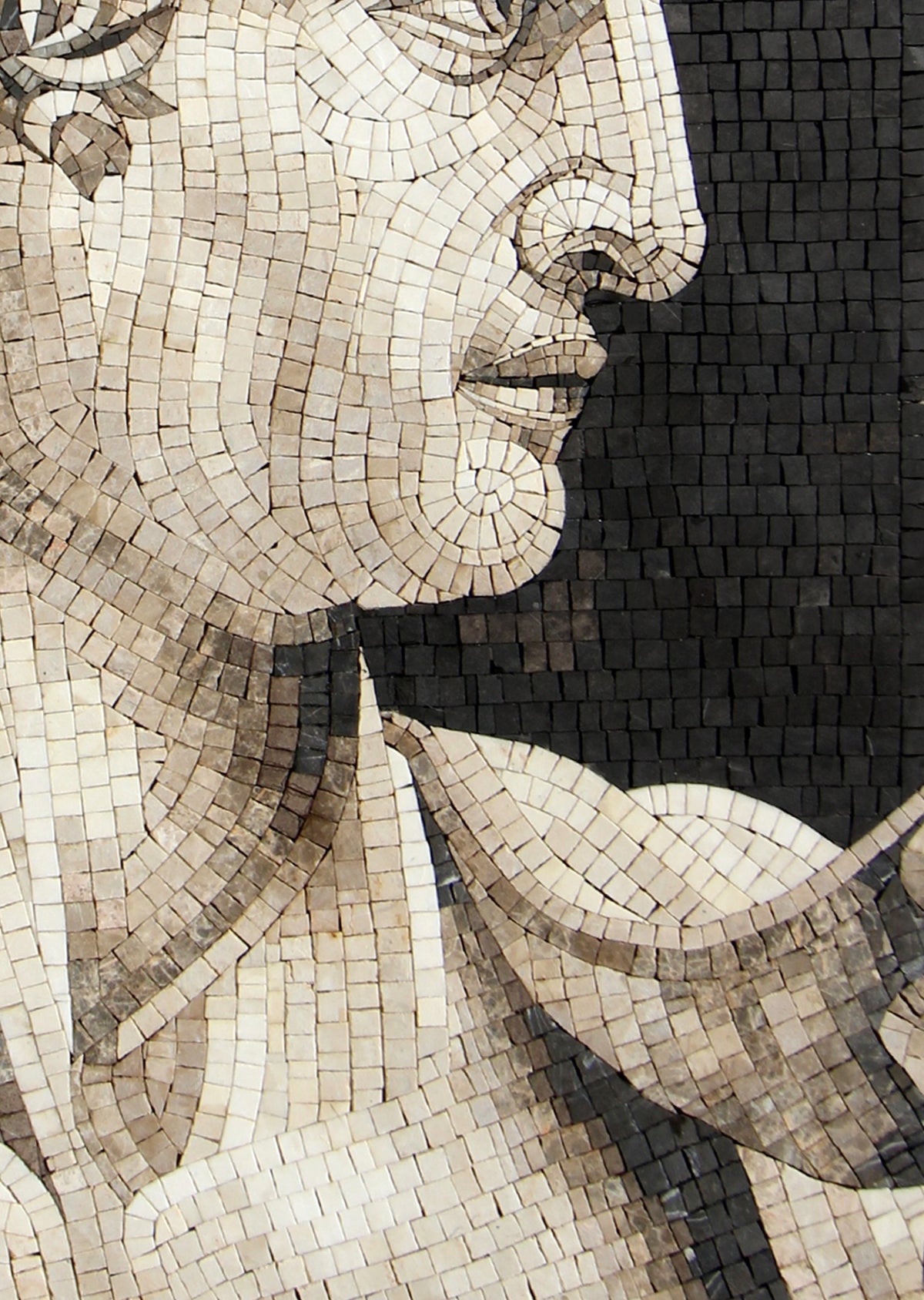 David Mosaic Mural: Michelangelo Art Reproduction, Italian Marble Tile